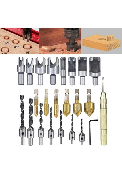 1 Set Ağaç Işleme Sondaj Pahlatmaı (Yurt Dışından)