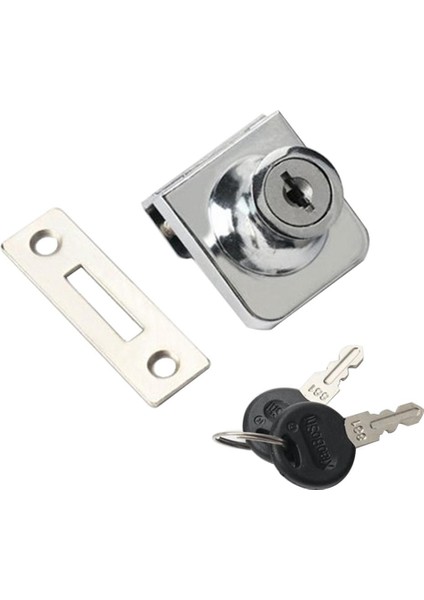 Dolap Çekmece Vitrini 2 2pcs Tuşlarıyla Kilidi 35X32MM A (Yurt Dışından)