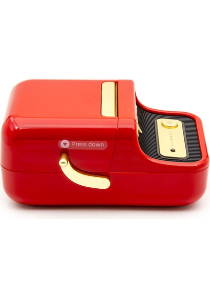 B21 Etiket Makinesi Kablosuz Taşınabilir Bluetooth - USB Şarjlı Kırmızı (Türkiye Garantili) modelleri