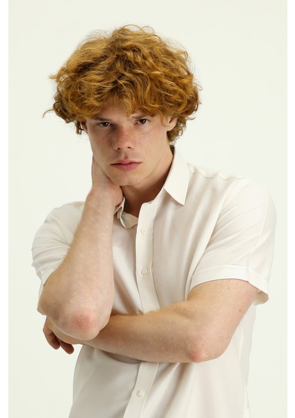 Techno-Line Kısa Kol Slim Fit Gömlek fiyatları