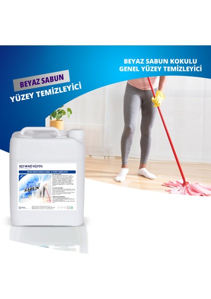Beyaz Sabun Parfümlü Yüzey Temizleyici 5 Lt fiyatları