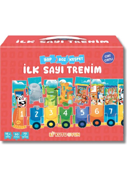 İlk Sayı Trenim – Cırt Cırtlı Yapboz ve Kitap Seti