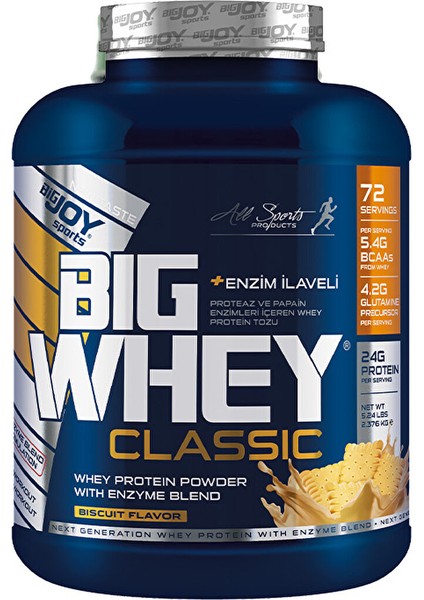 Big Whey Classic Whey Protein 2376 gr Bisküvi