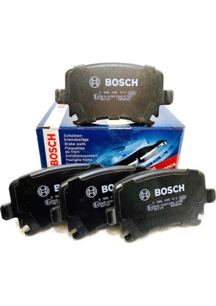 Audi A4 (B6 B7) Arka Fren Balatası 2002-2008 Bosch Takım