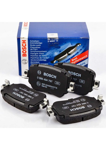 Audi Q3 Arka Fren Balatası 2011-2018 Bosch Takım