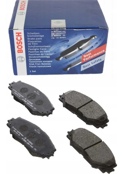 Toyota Auris Ön Fren Balatası 2007-2012 Bosch Takım Benzinli