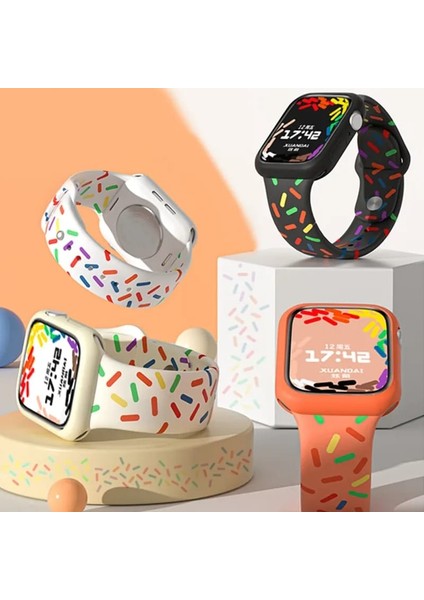 Apple Watch Uyumlu 42MM 44MM 45MM 49MM 1/2/3/4/5/6/se/7/8/ultra Kordon Yeni Baskılı Pride Edition