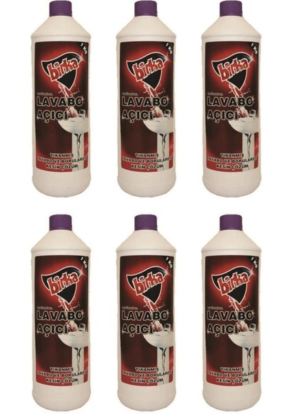 Birka Sıvı Lavabo Açıcı 1 Kg. x 6 Adet