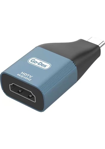 HDMI To Type-C Dönüştürücü Otg Go Des GD-CT062 4K@30Hz