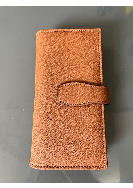 Sl-Cr7 Vegan Deri Telefon Bölmeli Şık Cüzdan 18,5 cm x 9,5 cm Sanat Leather modelleri