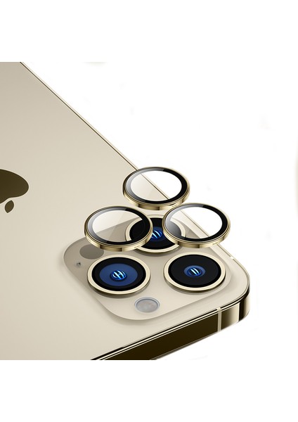 iPhone 14 Pro ​uyumlu Benks King Kong Pvd Kamera Lens Koruyucu Gold