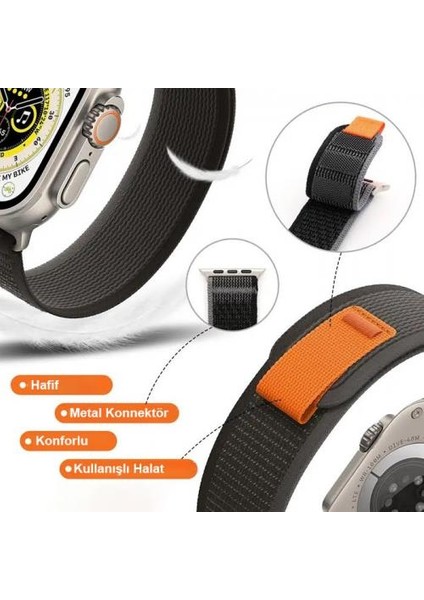 Field Loop 44MM Apple Watch 7 8 Kordon Kayış 44MM Apple Watch 4 5 6 Kordon Kayış 42MM Kordon