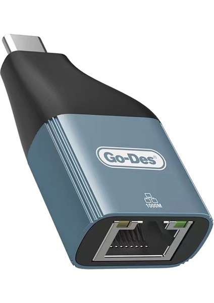 RJ45 To Type-C Ethernet Dönüştürücü Otg Go Des GD-CT061 100MBPS