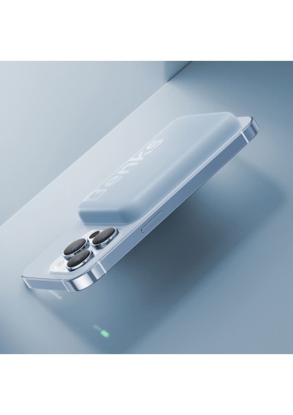 Magsafe Powerbank Benks MP10 Ince Tasarımlı Powerbank 6000MAH Mavi