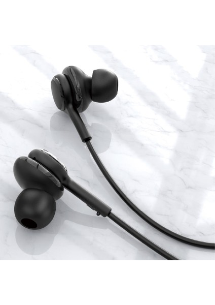 Hi-Fi Ses Kaliteli 3.5mm Kulakiçi Kulaklık Wiwu EB310 Siyah