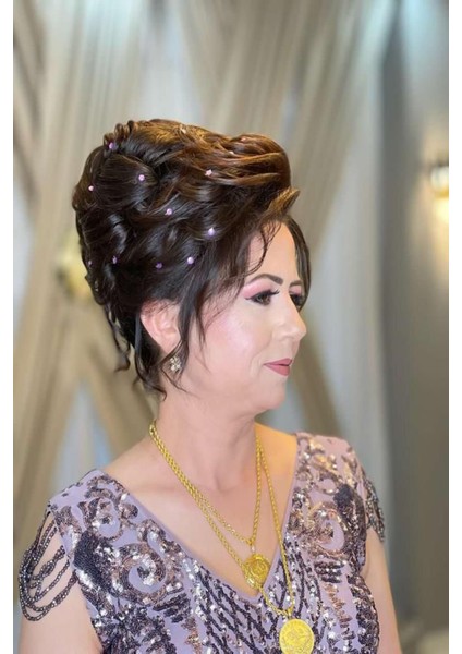 Saç Pırlantası (Saç Taşı) - 6mm Renkli Kendinden Yapışkanlı Saç Taşı (504 Adetli) fiyatları