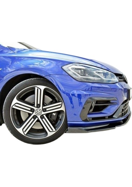 Vw Golf 7,5 (2017 - 2019) Maxton Style Ön Lip (Plastik)