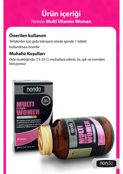 Multivitamin Women 30 Tablet