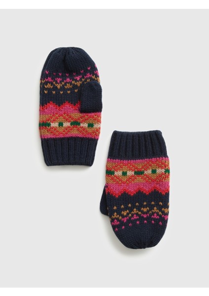 Fair Isle Desenli Eldiven