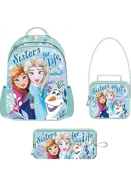 Frozen Sisters For Life Ilkokul Çantası Seti
