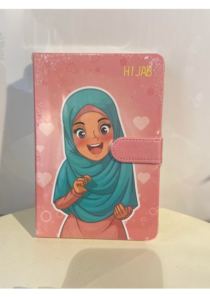 Sevimli Kız Mıknatıslı Defter Çizgili indirimleri