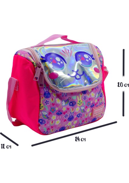 Muggle Termoslu Bunny Pembe Beslenme Çantası MU-7686