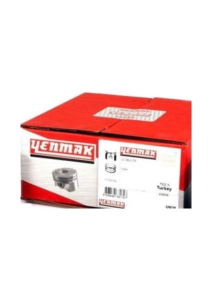 Yenmak 31-03477-050 Motor Piston Segman (83.00MM) / (0.50 Farkli) Connect 1.8tdci 110PS Duratorg 07 6G9Q6102BA 3103477050 (WE178222) (4 Adet Fiyatıdır)