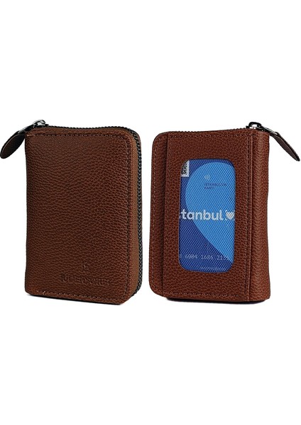 BN89 Suni Deri Erkek Cüzdan Fermuarlı 15 Kartlık Kağıt Para Bölmeli Pencereli fiyatları