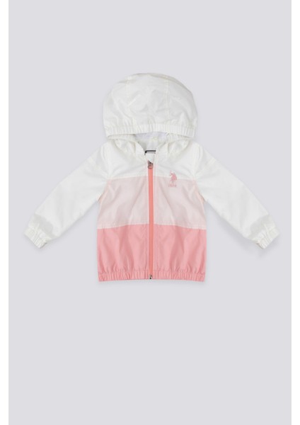 The Nobility Of Pink Krem Kız Bebek Yağmurluk