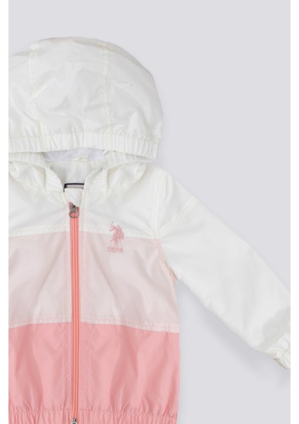 The Nobility Of Pink Krem Kız Bebek Yağmurluk