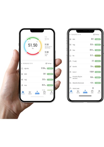 KB12 Plus Şarjlı Yağ Ölçer Fonksiyonlu Akıllı Bluetooth Tartı Baskül modelleri