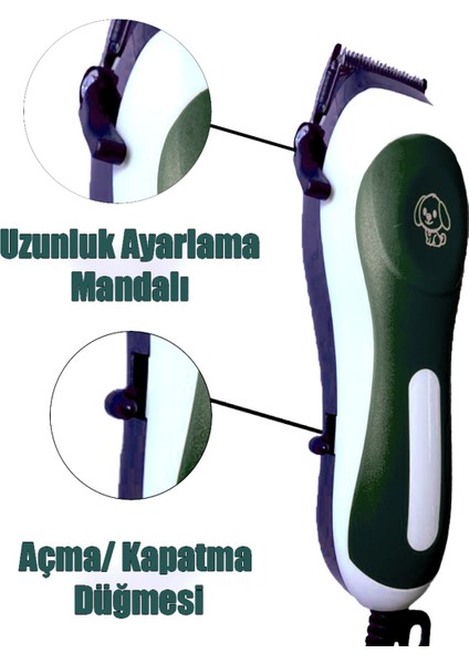 Kedi - Köpek Tıraş Makinesi Professional Tıraş Makinası modelleri