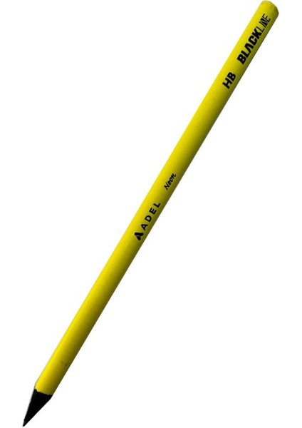Kurşun Kalem 4 Adet Black Neon Hb Siyah Kurşun Kalem Black Neon Desenli Hb Kalem Yerli Üretim modelleri