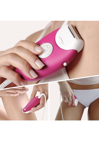 Silk-Épil 3 3276 Smartlight, 2'si 1 Arada Kablolu Epilatör / Ahududu Pembe
