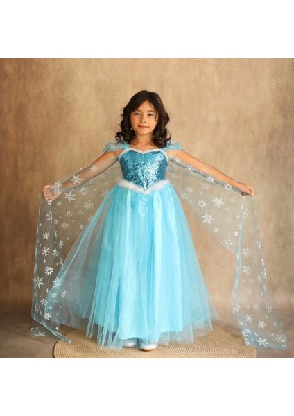 Elsa Frozen Kostümü Karlar Kraliçesi fiyatları