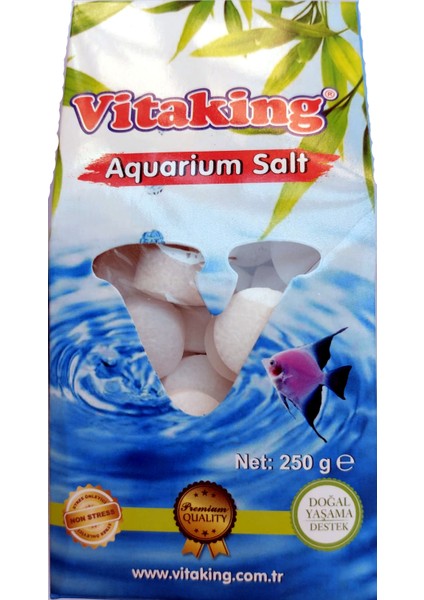 Goldy Mix Granül 2 x 125 ml Kutu Japon Balık Yemi ve Akvaryum Temizliği Kaya Tuzu Tabletleri