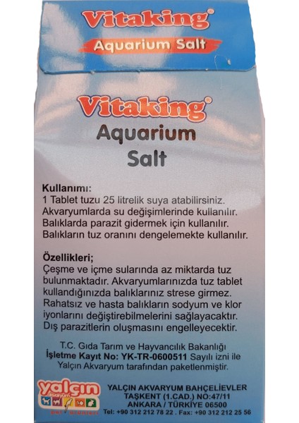 Goldy Mix Granül 2 x 125 ml Kutu Japon Balık Yemi ve Akvaryum Temizliği Kaya Tuzu Tabletleri