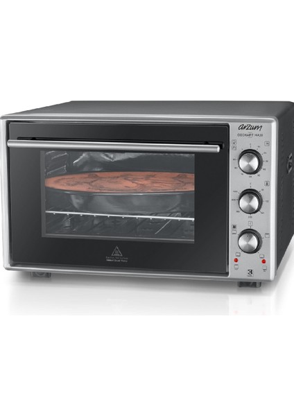 Cookart Maxi Çift Camlı Fırın 50 Lt Inox AR2002