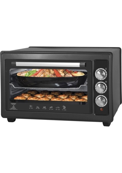 Af 33 23 Mini Fırın Termostatlı- Zaman Ayarlı 33 Lt(Gri)