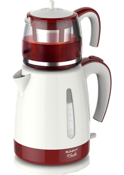 Lateafe Elektrikli 1500 W Cam Üstü Çay Makinası ve Kettle