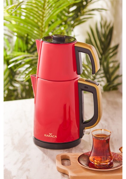 Retro Tea Kırmızı Çay Makinesi