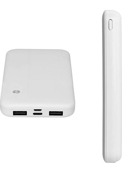 S-Lınk IP-G10N Beyaz Mıcro+Type C Girişli 10000 Mah Taşınabilir Şarj Cihazı Powerbank