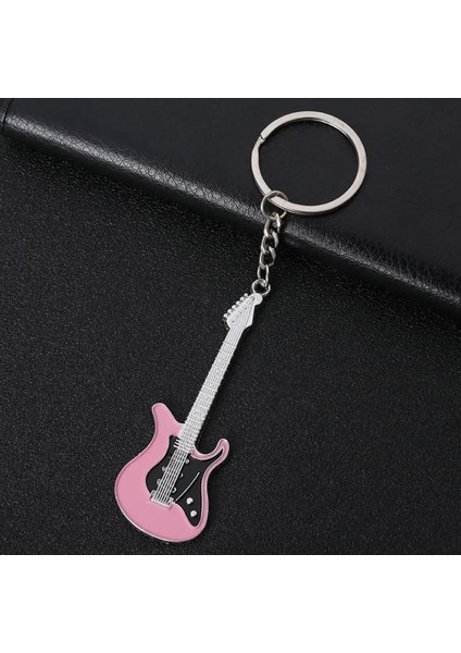 Gitar Anahtarlık Pembe