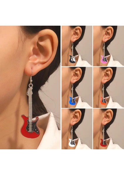 Gitar Küpe Turuncu modelleri