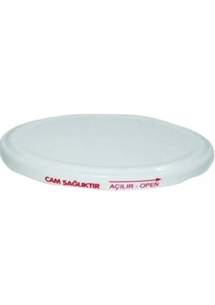 Konserve Kavanoz Kapağı 100 Adet Beyaz 82 mm