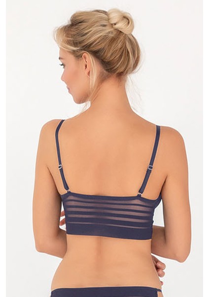 Kadın Çizgili Tül Balensiz Bralet fırsatları