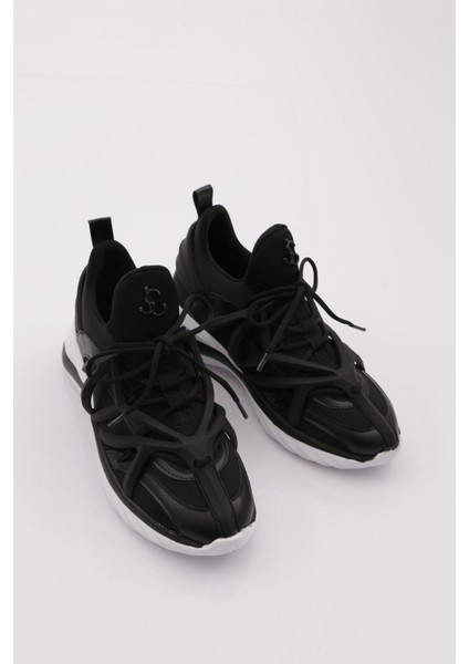044 Kadin Bağcikli Sneaker Ayakkabi