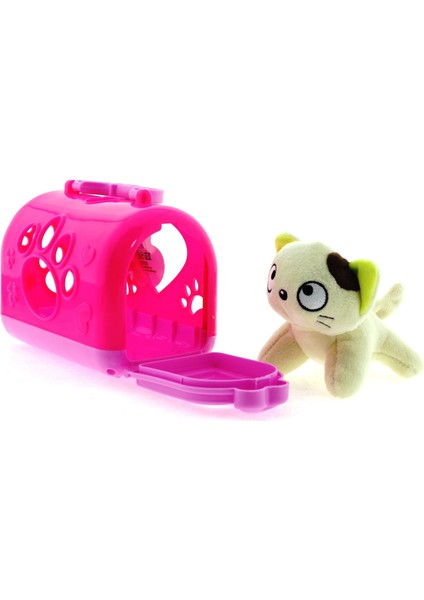 Taşıma Çantalı Peluş Sarı Yavru Kedi modelleri