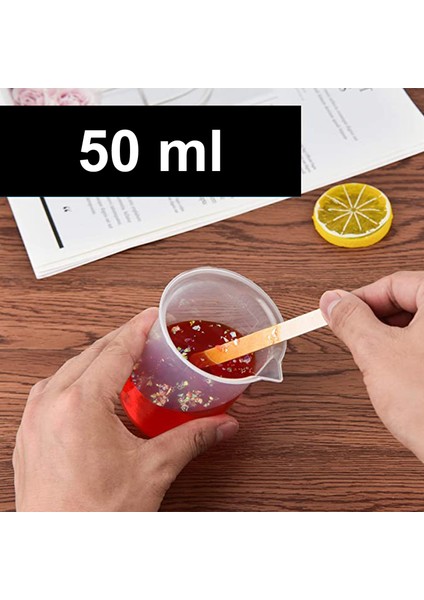 Beher 50 ml / Ölçü Kabı - Plastik