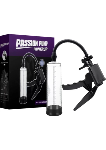 22 cm Passion Pump pistol Tetikli Penis Pompası